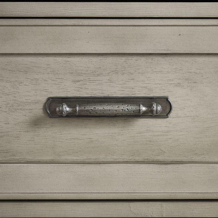 Farmington - 5 Drawer Chest - Medium Brown / Washed Stone
