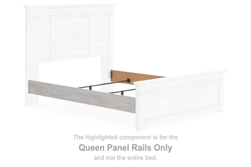 Makidern - Queen Panel Rails - Whitewash