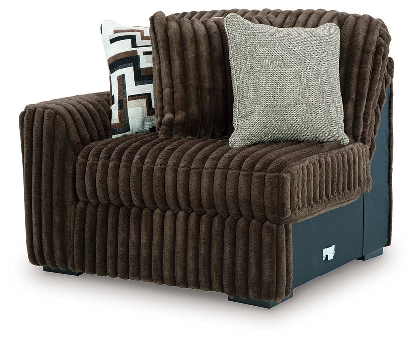 Midnight-Madness - LAF Corner Chair - Chocolate