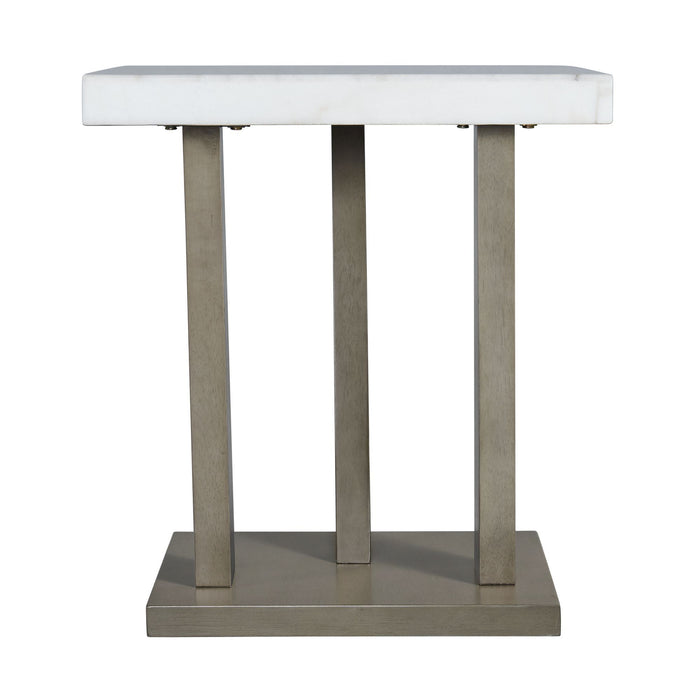 Greta - 2 Piece Occasional Table Set (Coffee Table And End Table) - Gray