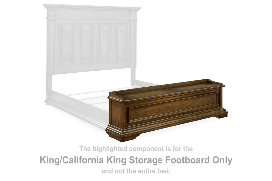 Frantanna - King/California King Storage Footboard - Brown