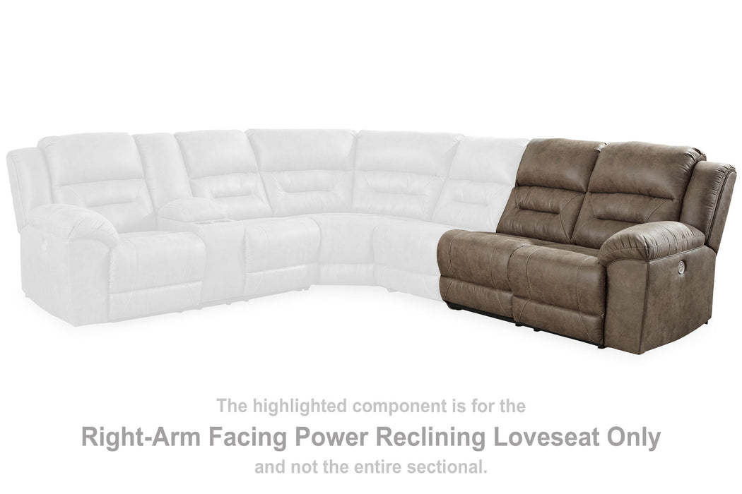 Ravenel - Raf Reclining Power Loveseat - Fossil