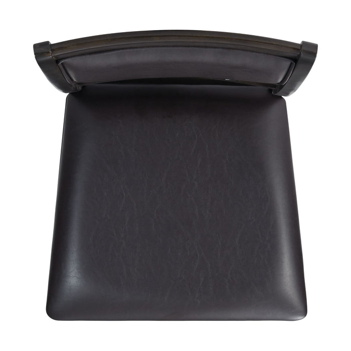 Amherst - Counter Side Chair With PU Cushion (Set of 2) - Gray Finish