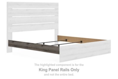 Graystorm - King Panel Rails - Brown Gray