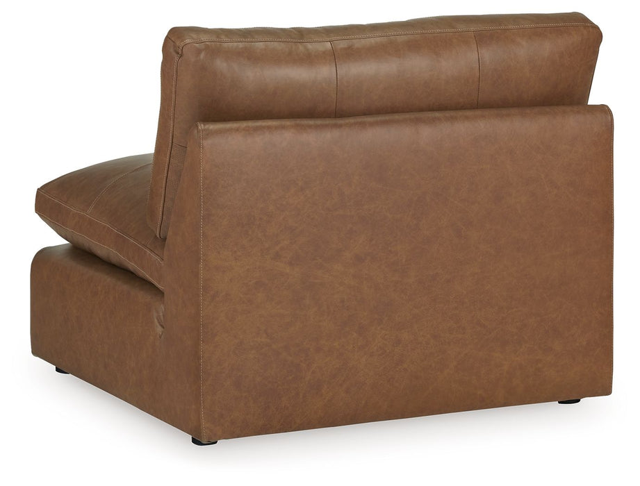 Emilia - Armless Chair - Caramel