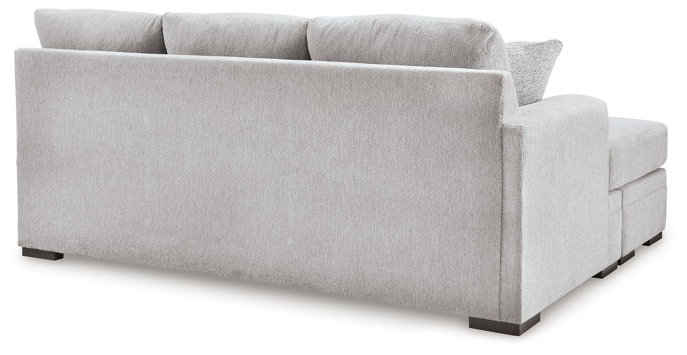 Gabyleigh - Laf Sofa Chaise - Nickel