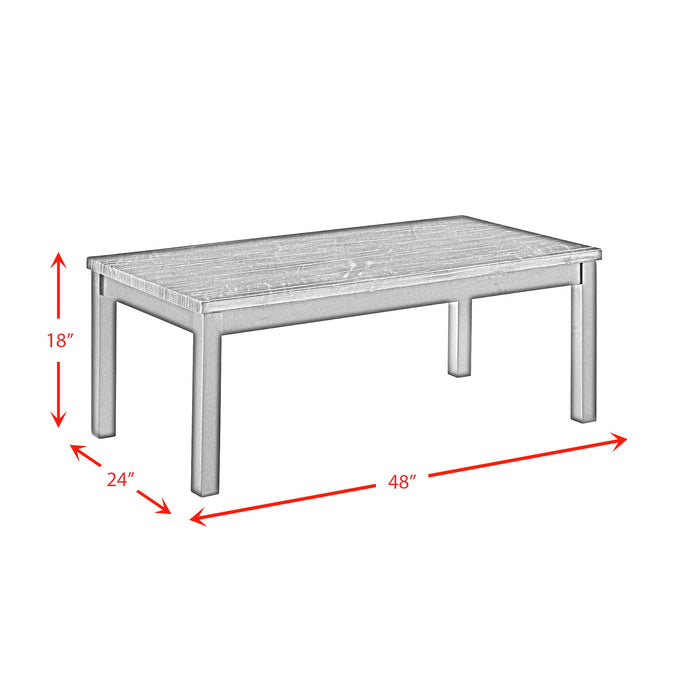 Dapper - Rectangular Sofa Table - Gray