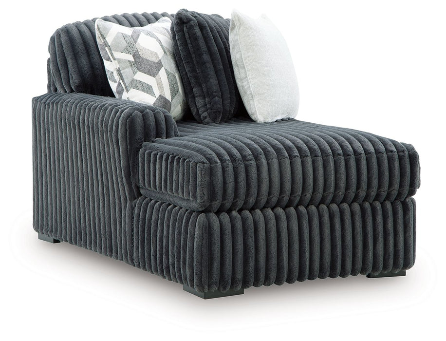 Midnight-Madness - LAF Corner Chaise - Gunmetal