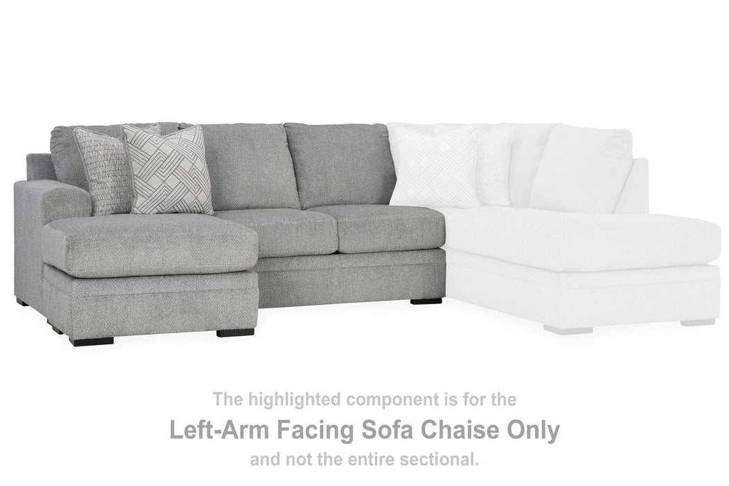 Casselbury - Laf Sofa Chaise - Cement