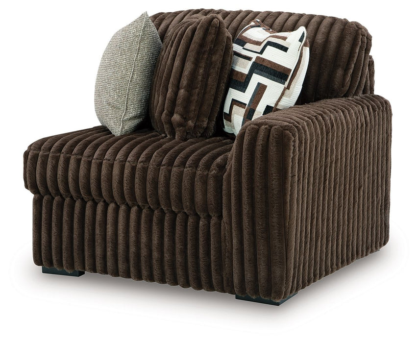 Midnight-Madness - RAF Corner Chair - Chocolate