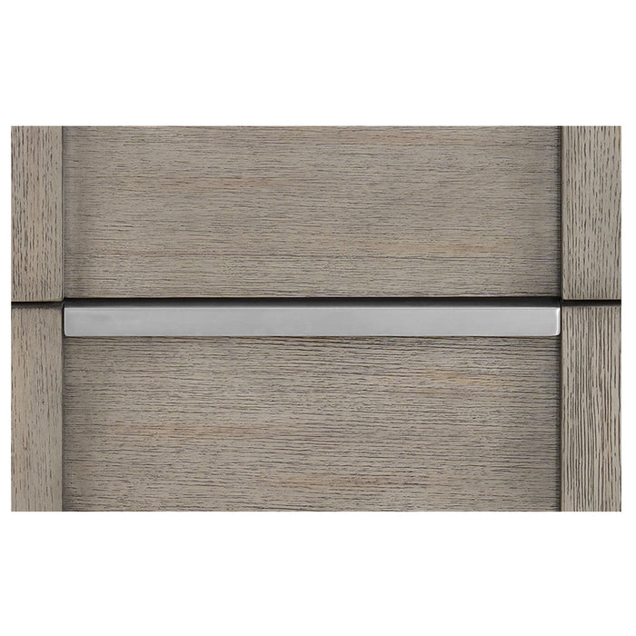 Kelis - 3 Drawer Nightstand With USB - Gray