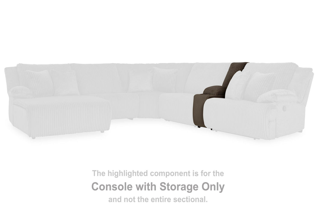 Top Tier - Console With Storage - Chocolate