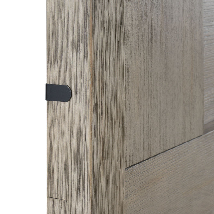 Kelis - 4 Piece Bedroom Set With Queen Panel Bed And LED - Gray