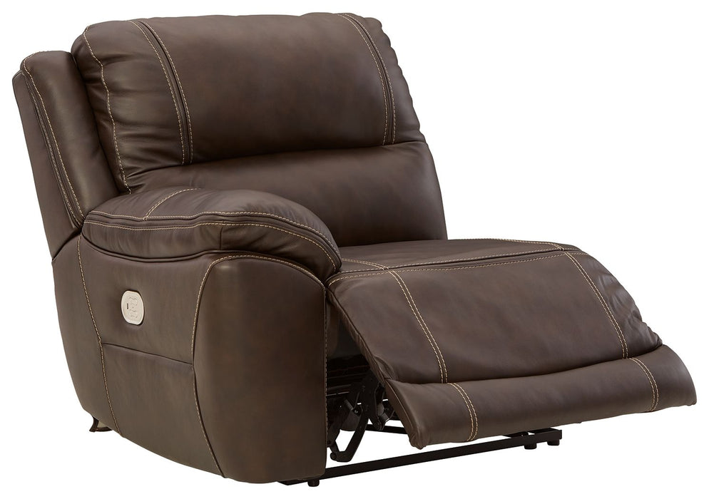 Dunleith - LAF Zero Wall Power Recliner - Chocolate