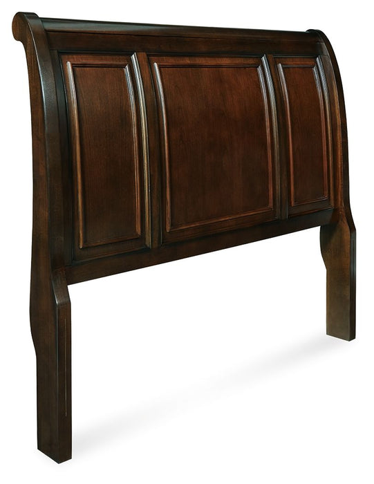 Porter - Headboard Queen Sleigh - Rustic Brown