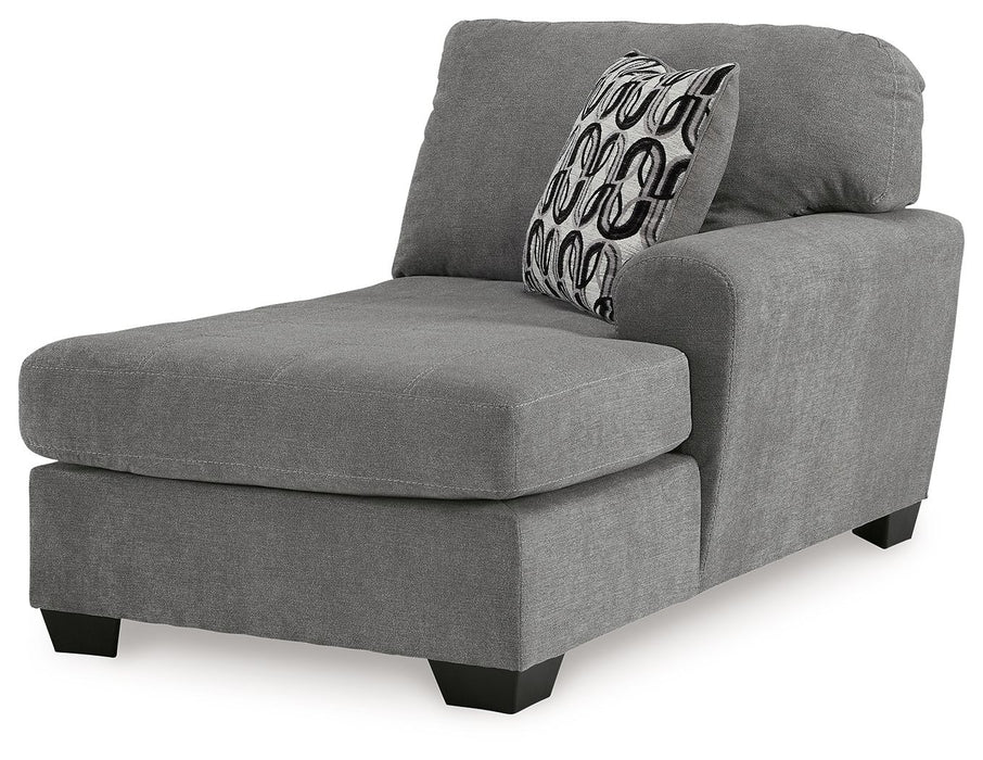 Birkdale Court - Raf Corner Chaise - Gray