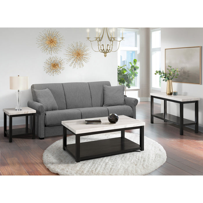 Marcello - Coffee Table With Casters - White