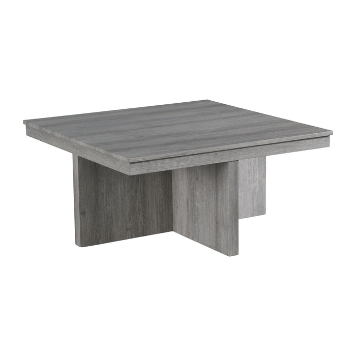 Uster - 2 Piece Occasional Set (Coffee Table And End Table) - Light Gray
