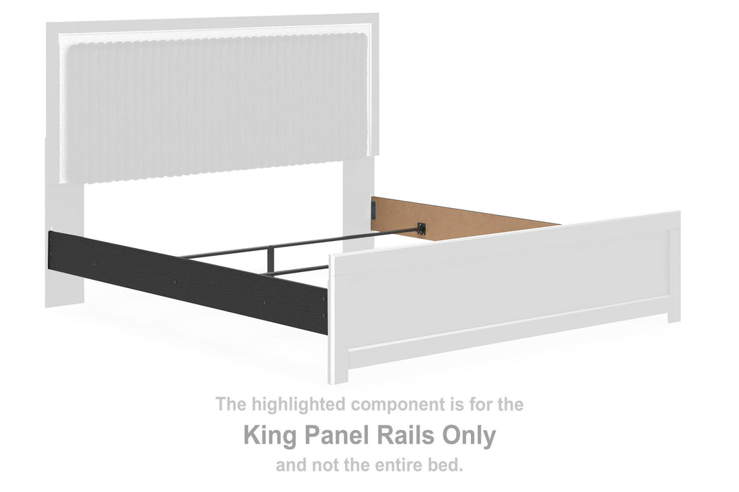 Zuraleus - King Panel Rails - Black