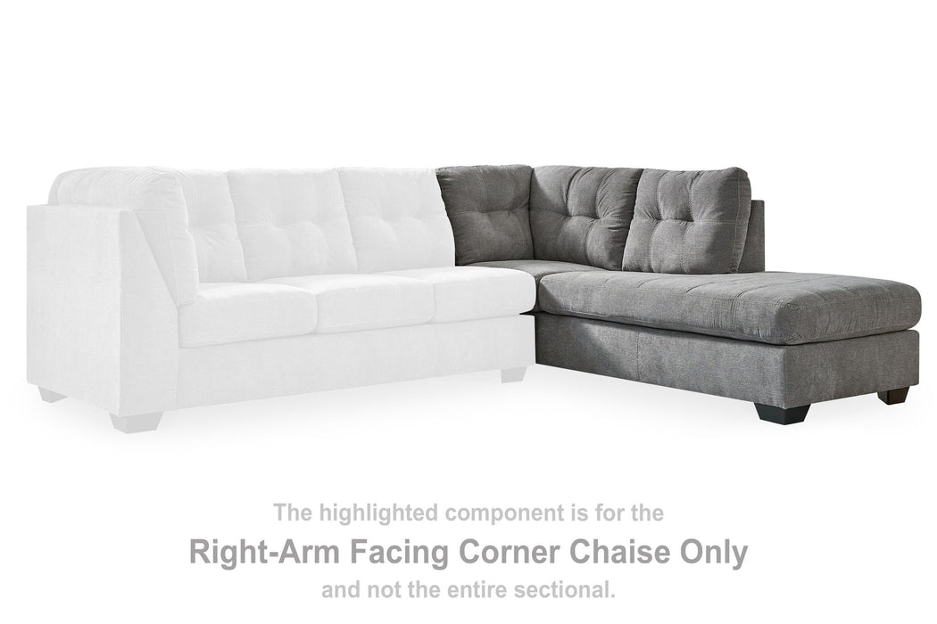 Marleton - Raf Corner Chaise - Gray
