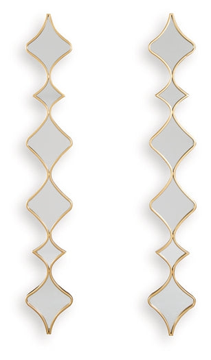 Harriswood Accent Mirror Set (2/CN)