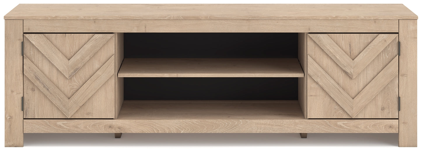 Cayboni LG TV Stand w/Fireplace Option