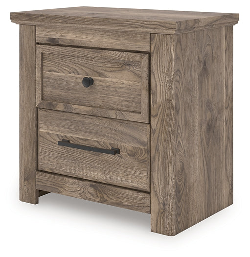 Rusticott Two Drawer Night Stand