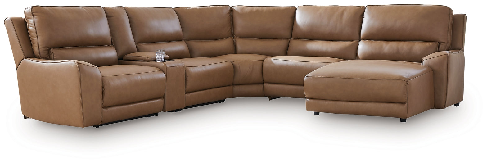 DeepWakes 6-Piece Power Reclining Sectional with Chaise