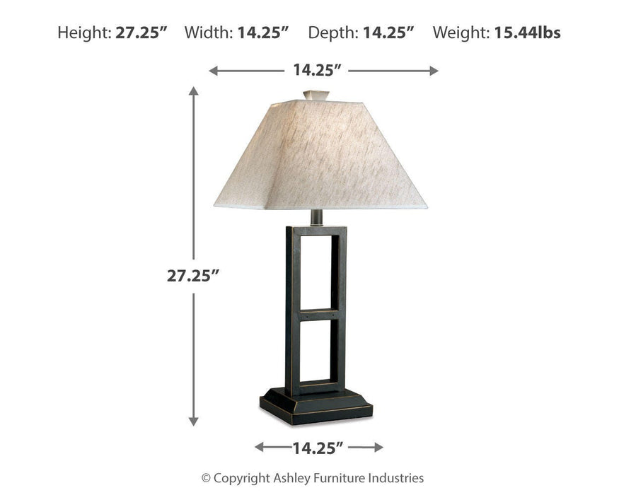 Deidra Metal Table Lamp (2/CN)