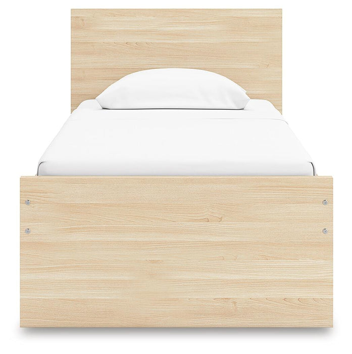 Onita Twin Panel Platform Bed with 1 Side Storage