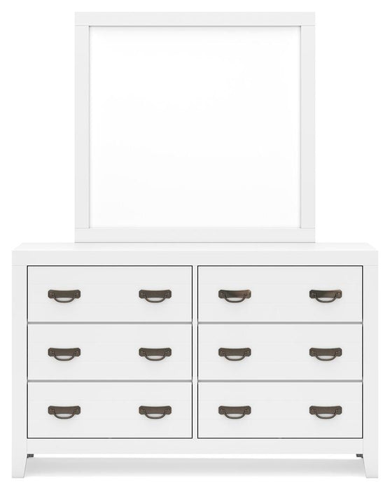 Binterglen Queen Panel Bed, Dresser, Mirror, Chest and Nightstand