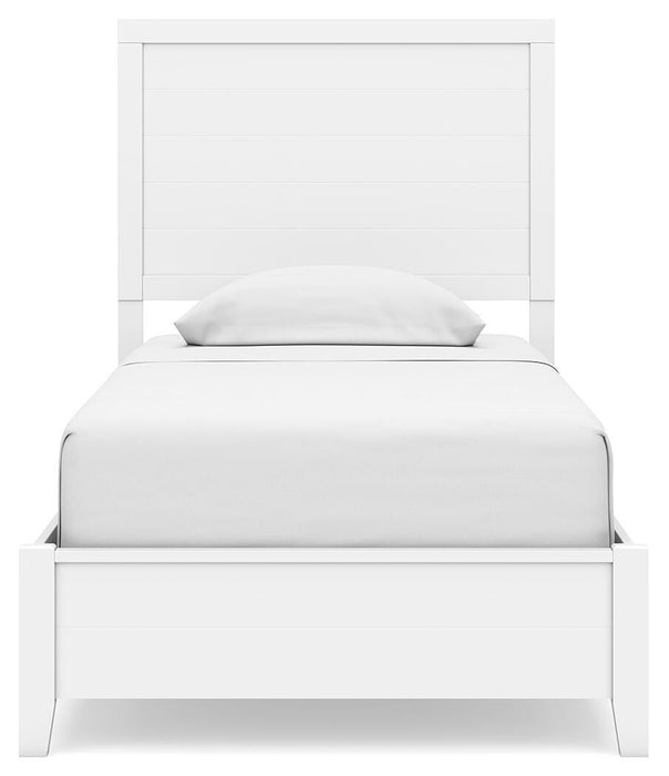 Binterglen Twin Panel Bed, Dresser, Mirror, Chest and Nightstand