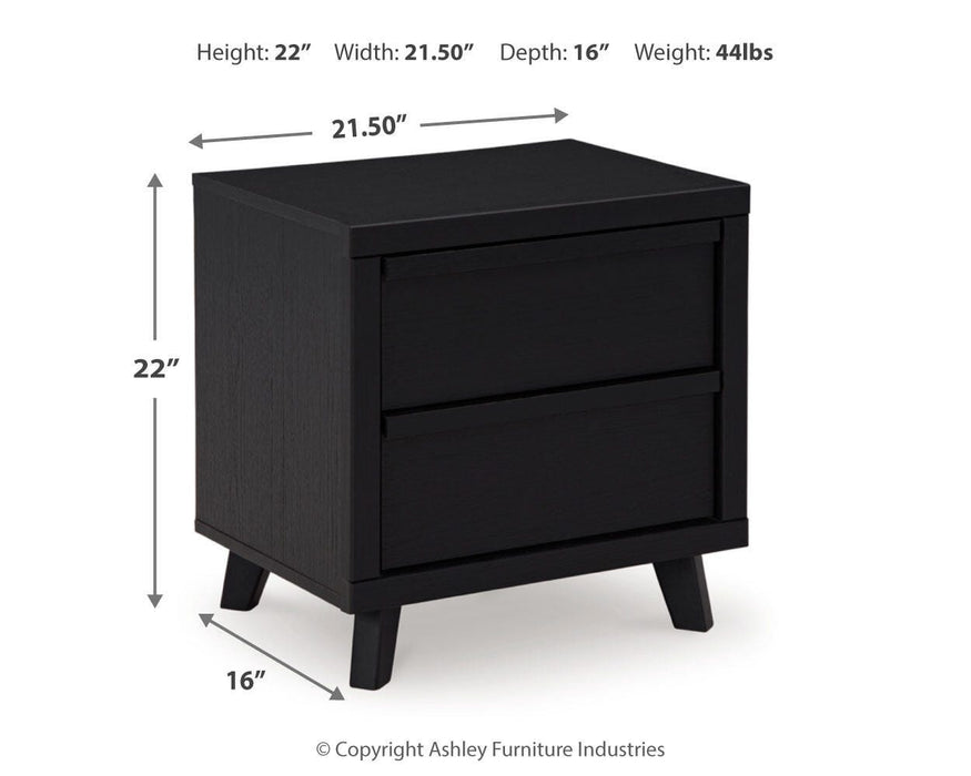 Danziar King Panel Bed, Dresser, Mirror and Nightstand
