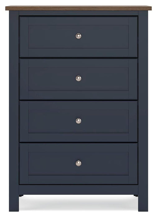 Landocken Queen Panel Headboard, Dresser, Mirror, Chest and Nightstand