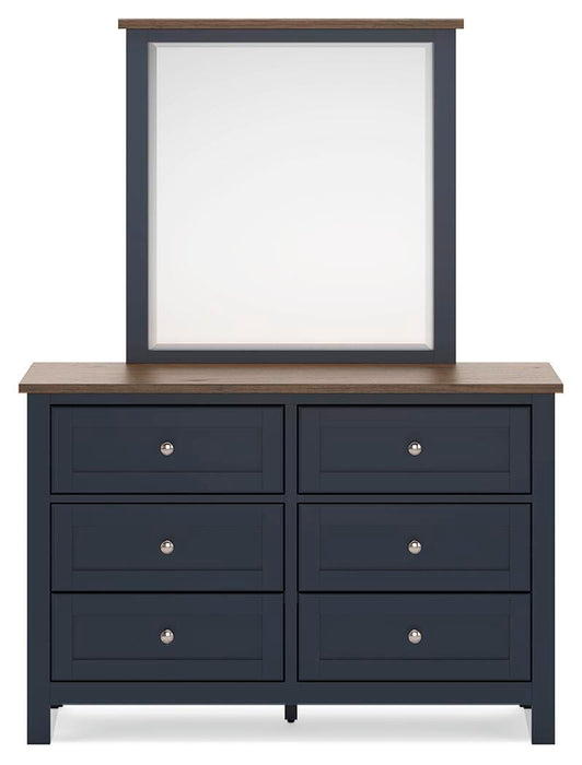 Landocken Queen Panel Headboard, Dresser and Mirror