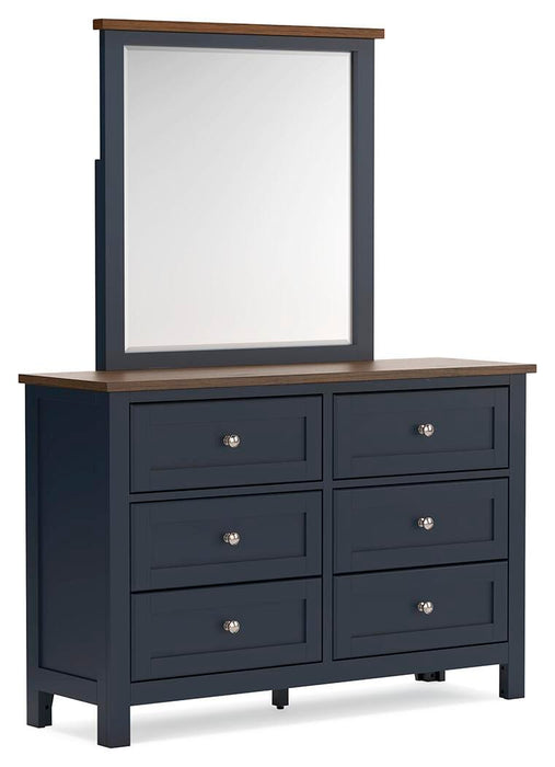 Landocken Full Panel Headboard, Dresser, Mirror and Nightstand