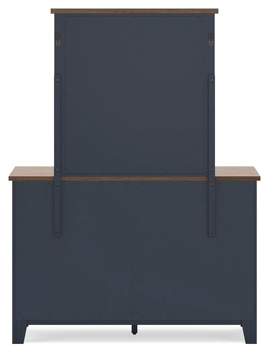 Landocken Full Panel Headboard, Dresser, Mirror and Nightstand
