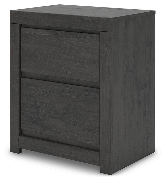 Fraluna King Panel Bed, Dresser, Mirror and Nightstand