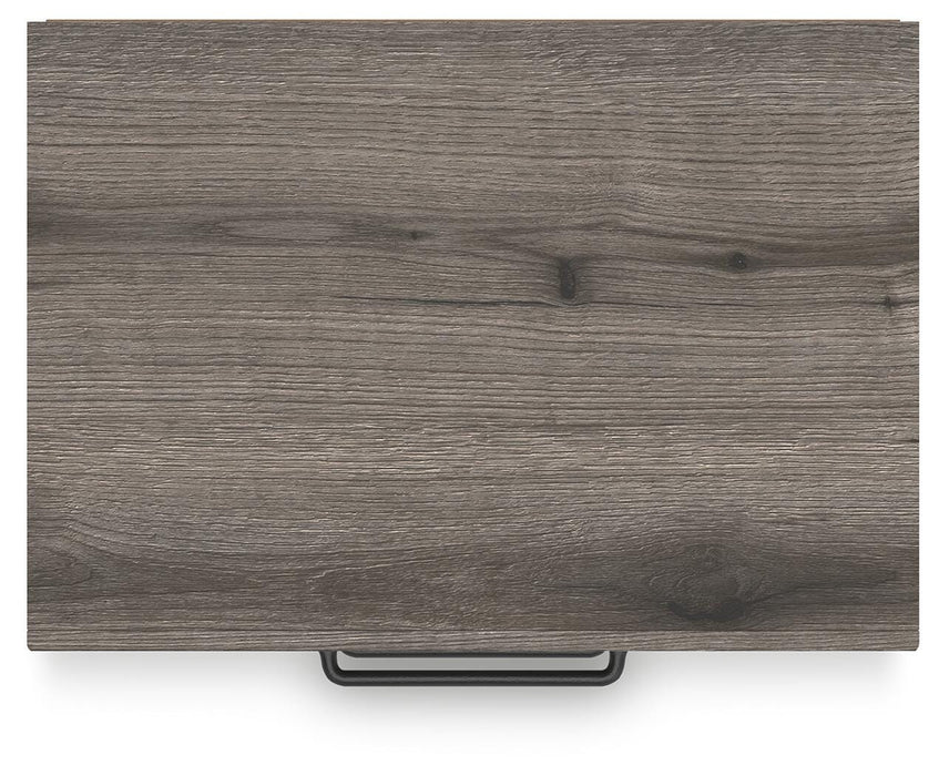 Graystorm Twin Panel Bed, Dresser, Mirror and Nightstand