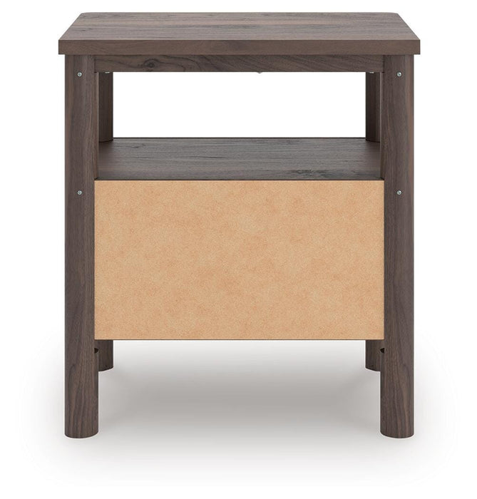 Pamytta Queen Upholstered Panel Bed, Dresser, Mirror, Chest and Nightstand
