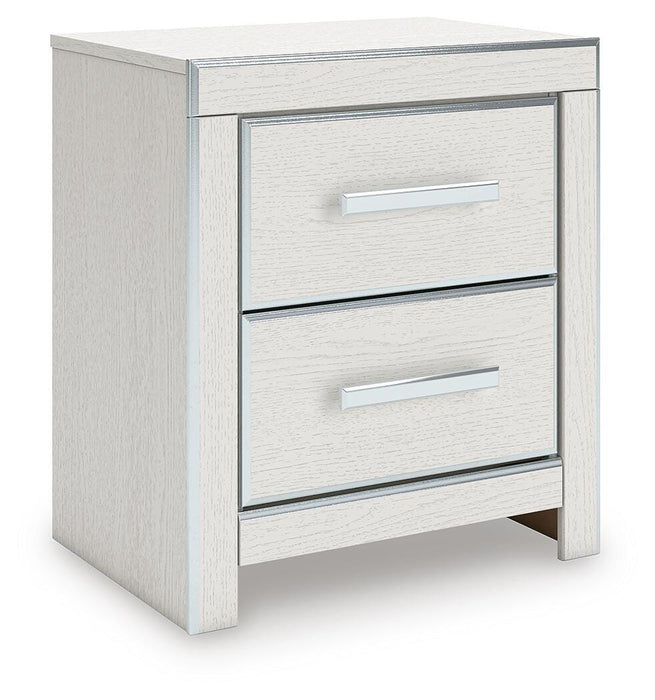 Zuraleus Queen Upholstered Panel Bed, Dresser, Mirror, Chest and Nightstand