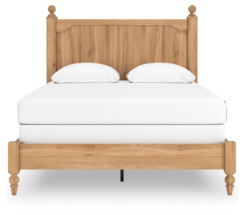 Aleaport Queen Panel Bed with Mirrored Dresser