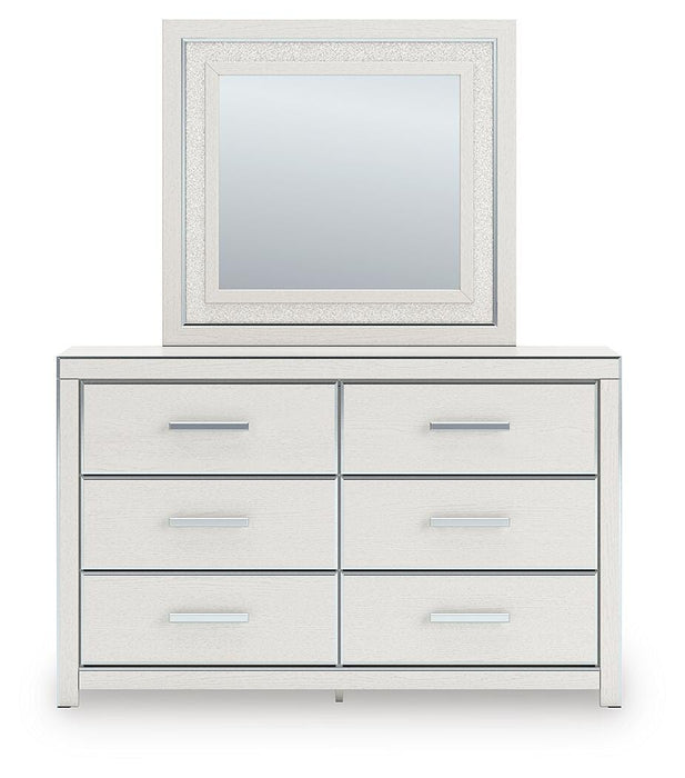 Zuraleus King Upholstered Bed, Dresser, Mirror, Chest and Nightstand