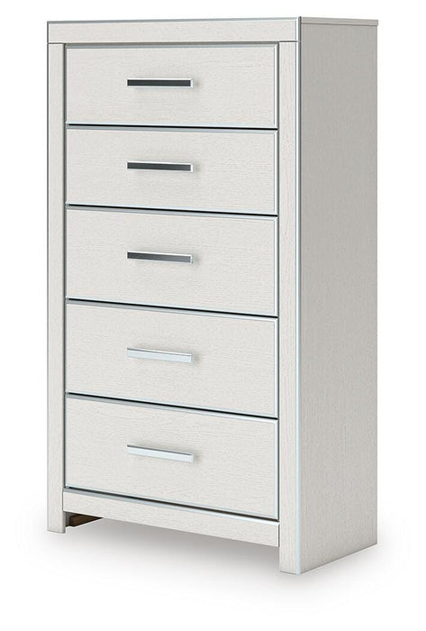 Zuraleus Queen Upholstered Bed, Dresser, Mirror, Chest and Nightstand