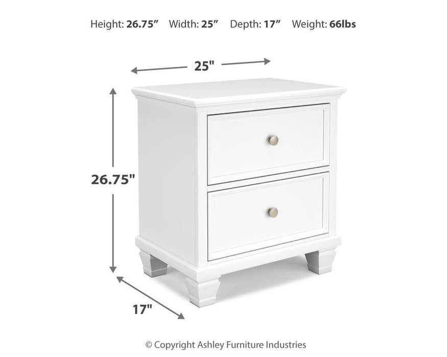 Fortman King Panel Storage Bed with Mirrored Dresser and Nightstand