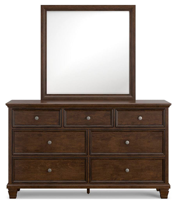 Danabrin Full Panel Storage Bed, Dresser, Mirror and Nightstand