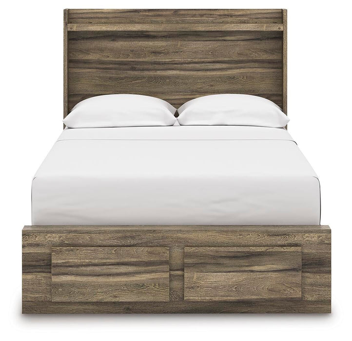 Elbrim Full Panel Storage Bed