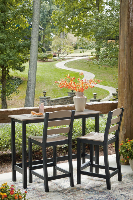 Shoreline Beach Counter Table Set (3/CN)