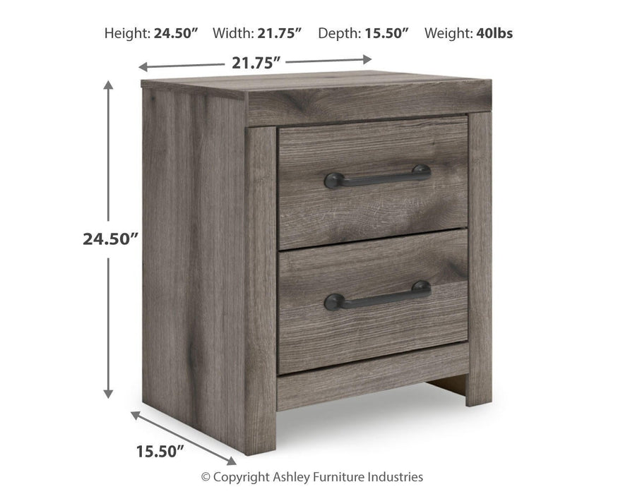 Urbanoore King Panel Bed, Dresser, Mirror, Chest and Nightstand