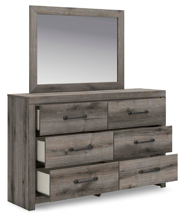 Urbanoore Full Panel Storage Bed, Dresser and Mirror